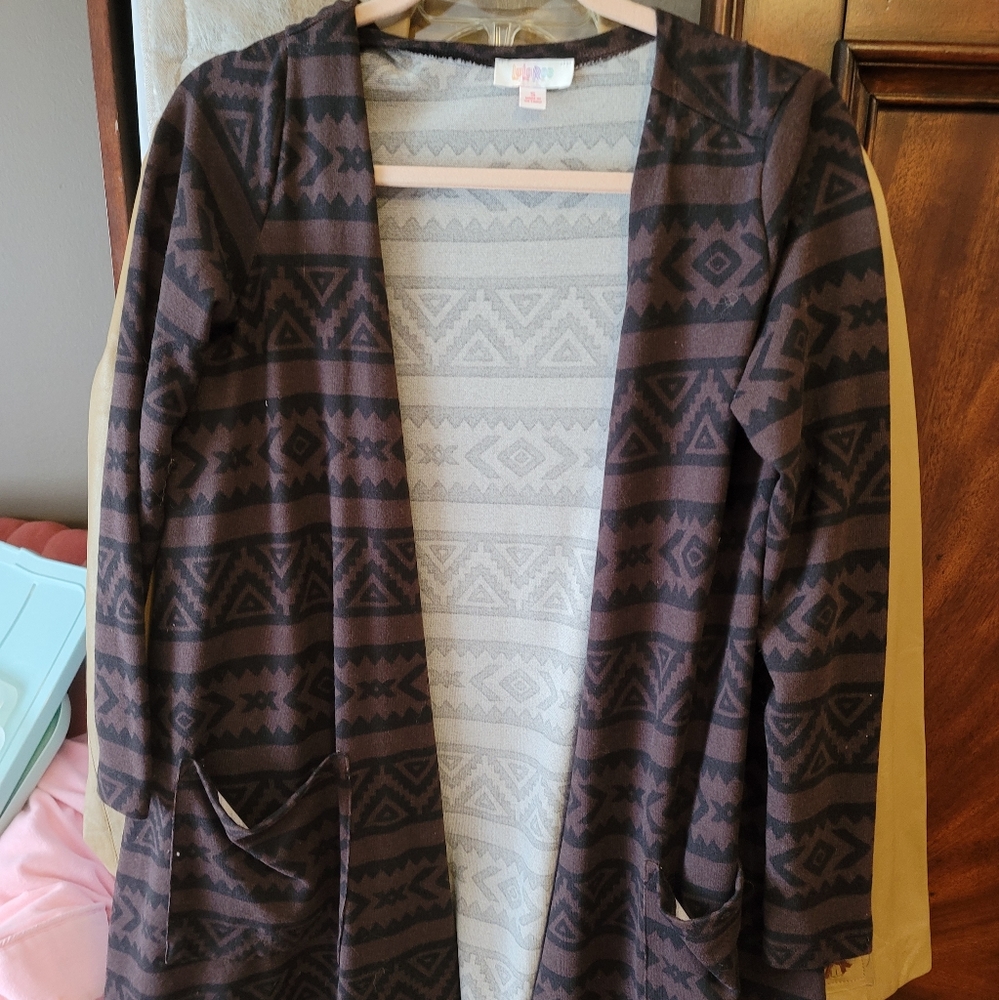 Lularoe  open cardigan sizeS